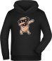 Preview: Hoodie Kids Hooded Sweater - dab dancing dog i238